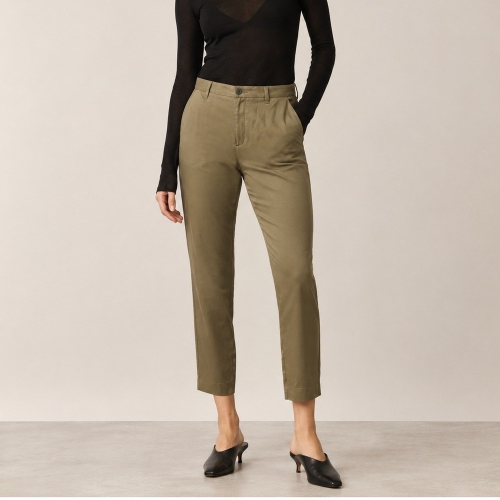 HOPE Stockholm Krissy Trouser Green Cropped Trouser Women's Size 42
